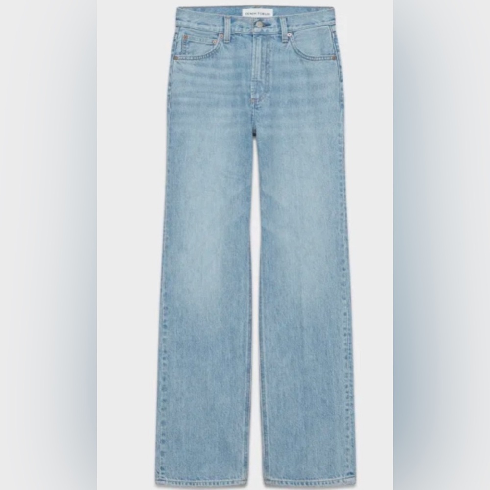 Aritzia Light Blue Straight Leg Jeans